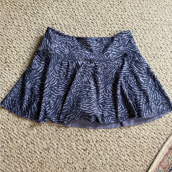 Athleta Dresses & Skirts - Athleta Purple Ace 13.5 Printed Stretchy Polyester Tennis Skort Plus Size Medium